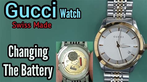 gucci watch battery size|gucci watch 11 12.2 battery.